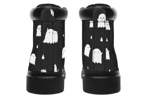 Ghost Party Classic Boots   High Quality Micro Suede Weatherproof Vegan Shoes with Stitched on Soles 1