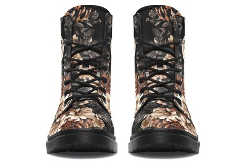 Harvest Moon Boots   Vegan Leather Doc Style Boots with Durable Stitched on Soles 2