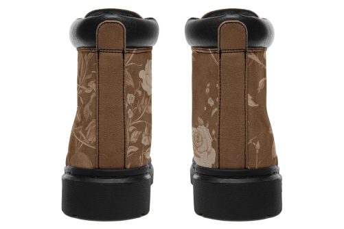 Hazel Rose Romance Classic Boots   High Quality Micro Suede Weatherproof Vegan Shoes with Stitched on Soles 1