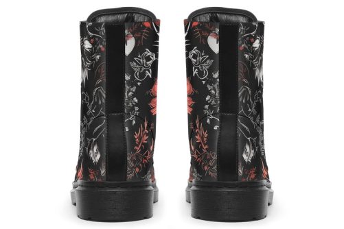 Heartshade Boots   Vegan Leather Doc Style Boots with Durable Stitched on Soles 2