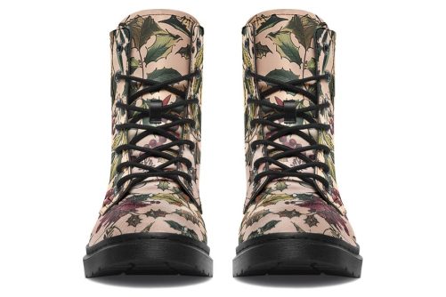 Holly And Berry Boots   Vegan Leather Doc Style Boots with Durable Stitched on Soles 2