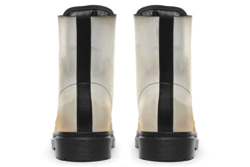 Ivory Dune Boots   Vegan Leather Doc Style Boots with Durable Stitched on Soles 2