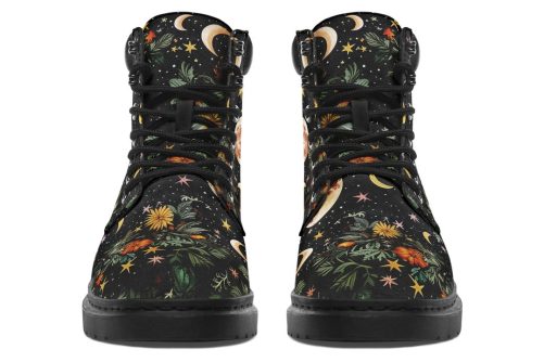 Lunar Meadow Classic Boots   High Quality Micro Suede Weatherproof Vegan Shoes with Stitched on Soles