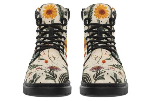 Midsummer Classic Boots   High Quality Micro Suede Weatherproof Vegan Shoes with Stitched on Soles