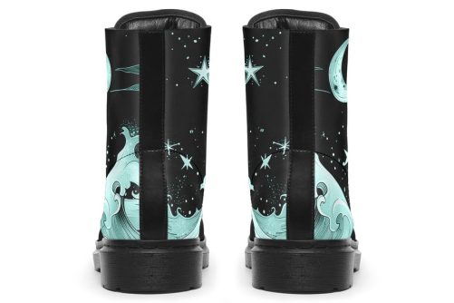 Mint Lunar Tide Boots   Vegan Leather Doc Style Boots with Durable Stitched on Soles 2