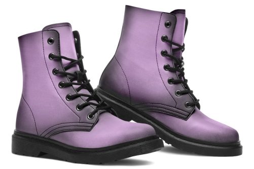 Mystic Dusk Boots   Vegan Leather Doc Style Boots with Durable Stitched on Soles 1