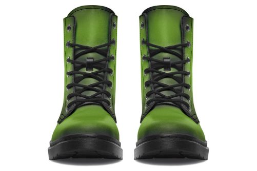 Mystic Moss Boots   Vegan Leather Doc Style Boots with Durable Stitched on Soles 2