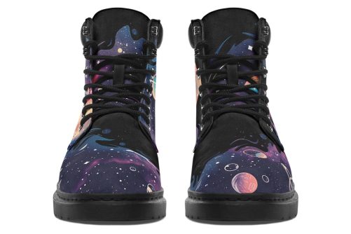 Nebula Classic Boots   High Quality Micro Suede Weatherproof Vegan Shoes with Stitched on Soles