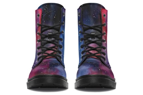 Night Boots   Vegan Leather Doc Style Boots with Durable Stitched on Soles 2
