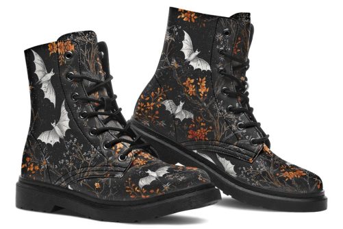 Nightbound Boots   Vegan Leather Doc Style Boots with Durable Stitched on Soles 1