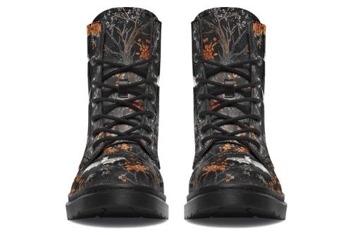 Nightbound Boots   Vegan Leather Doc Style Boots with Durable Stitched on Soles 2