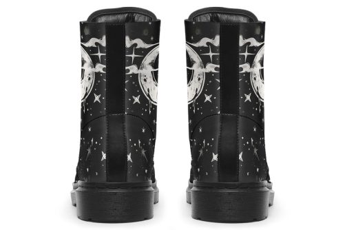 Nightfall Boots   Vegan Leather Doc Style Boots with Durable Stitched on Soles 2
