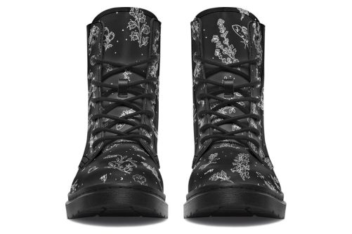 Nightshade Boots   Vegan Leather Doc Style Boots with Durable Stitched on Soles 2
