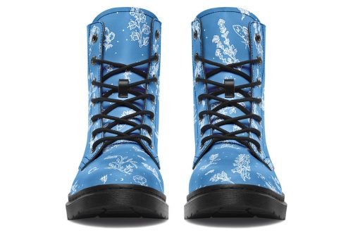 Ocean Nightshade Boots   Vegan Leather Doc Style Boots with Durable Stitched on Soles 1