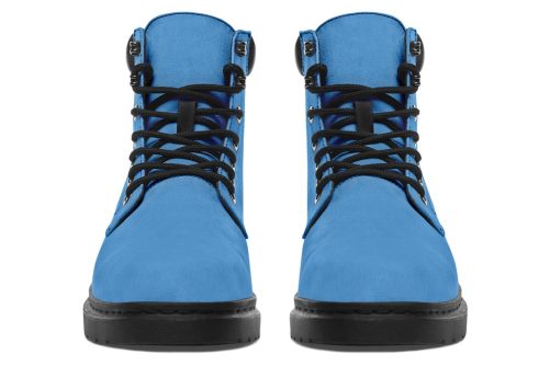 Ocean Wave Classic Boots   High Quality Micro Suede Weatherproof Vegan Shoes with Stitched on Soles