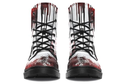 Oops My Bad Boots   Vegan Leather Doc Style Boots with Durable Stitched on Soles 2