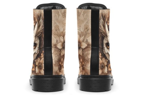 Owlsoul Mandala Boots   Vegan Leather Doc Style Boots with Durable Stitched on Soles 2