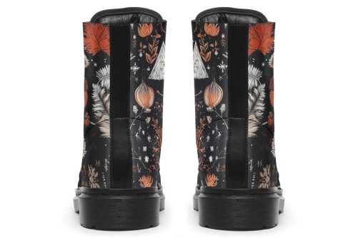 Pineveil Boots   Vegan Leather Doc Style Boots with Durable Stitched on Soles 2