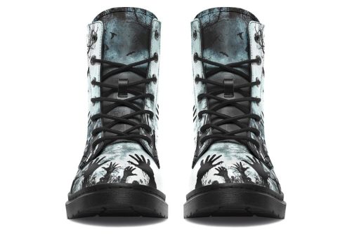 Reanimated Boots   Vegan Leather Doc Style Boots with Durable Stitched on Soles 2