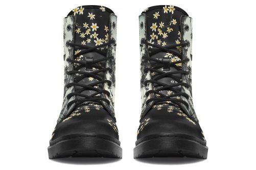 Sanctuary of Souls Boots   Vegan Leather Doc Style Boots with Durable Stitched on Soles 2