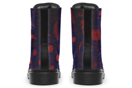 Scarlet Raven Study Boots   Vegan Leather Doc Style Boots with Durable Stitched on Soles 2