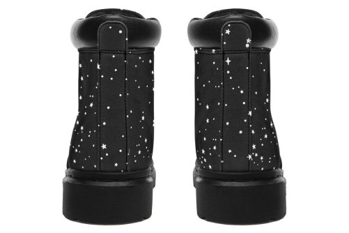 Starry Night Classic Boots   High Quality Micro Suede Weatherproof Vegan Shoes with Stitched on Soles 1