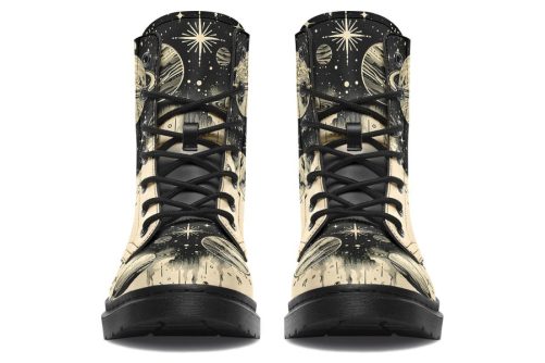 Starwalker Boots   Vegan Leather Doc Style Boots with Durable Stitched on Soles 2