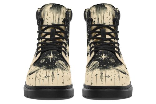 Starwalker Classic Boots   High Quality Micro Suede Weatherproof Vegan Shoes with Stitched on Soles