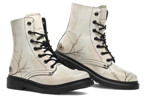 Stormwood Boots   Vegan Leather Doc Style Boots with Durable Stitched on Soles 1