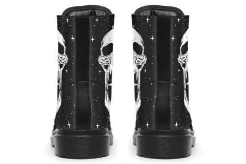 The Star Tarot Boots   Vegan Leather Doc Style Boots with Durable Stitched on Soles 2