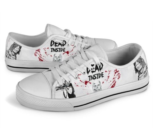 The Walking Dead Dead inside Women's Low Top Sneakers 1