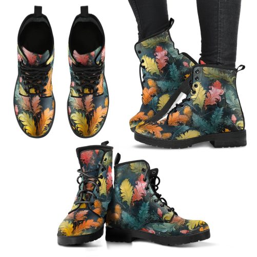 Tropical Autumn Women's Vegan Leather Boots 1
