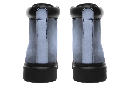 Twilight Blue Classic Boots   High Quality Micro Suede Weatherproof Vegan Shoes with Stitched on Soles 1
