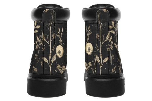 Twilight Garden Classic Boots   High Quality Micro Suede Weatherproof Vegan Shoes with Stitched on Soles 1