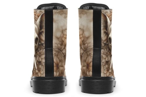 Veiltusk Mandala Boots   Vegan Leather Doc Style Boots with Durable Stitched on Soles 2