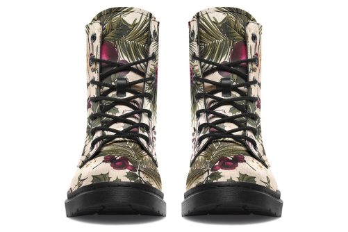 Velvet Pine Boots   Vegan Leather Doc Style Boots with Durable Stitched on Soles 2