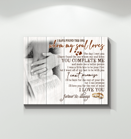 Couple Canvas I Have Found The One Whom My Soul Loves 1