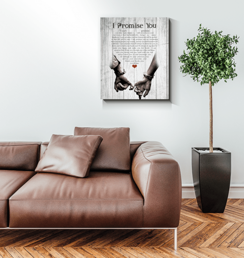 Couple Canvas I Promise You