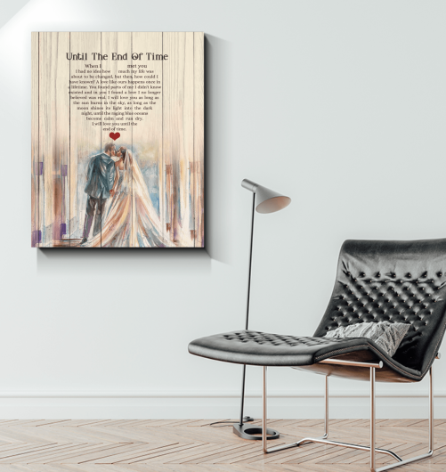 Couple Canvas Until The End Of Time 1