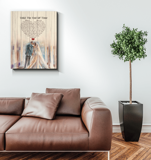 Couple Canvas Until The End Of Time 2