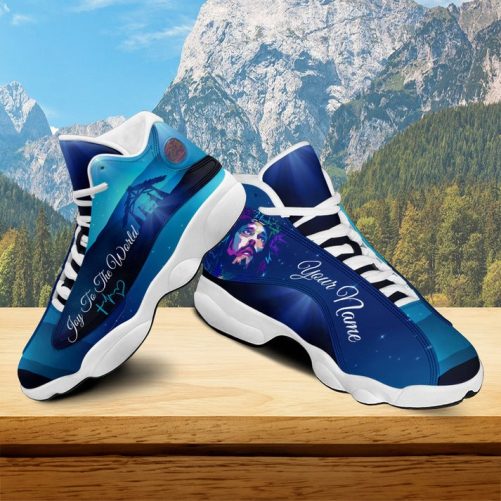 Customized Jesus Nativity O Holy Night Basketball Shoes, Jesus Art Running Shoes, Unisex Shoes With Thick Soles 1