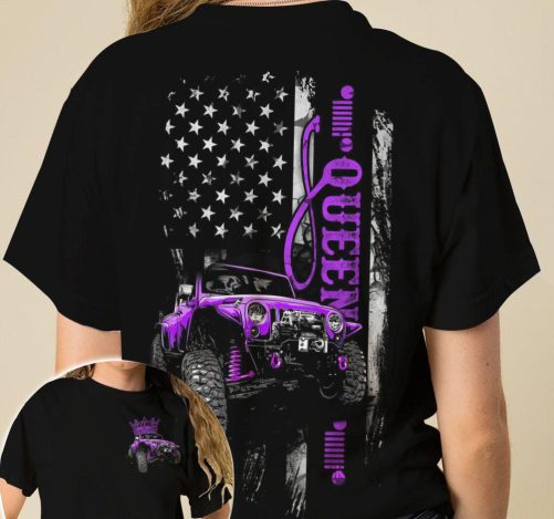 Jeep Couple 3D T Shirt Jeep King Queen 2