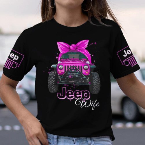 Jeep Couple 3D  T shirt Jeep Wife I Love When My Wife 1