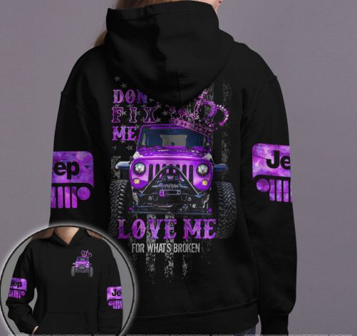 Jeep Couple All Over Hoodie Don't Fix Me Love Me (3)