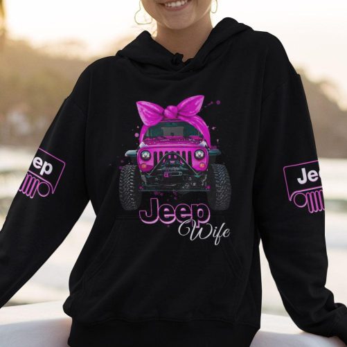 Jeep Couple All Over Hoodie Jeep Wife I Love When My Wife 2