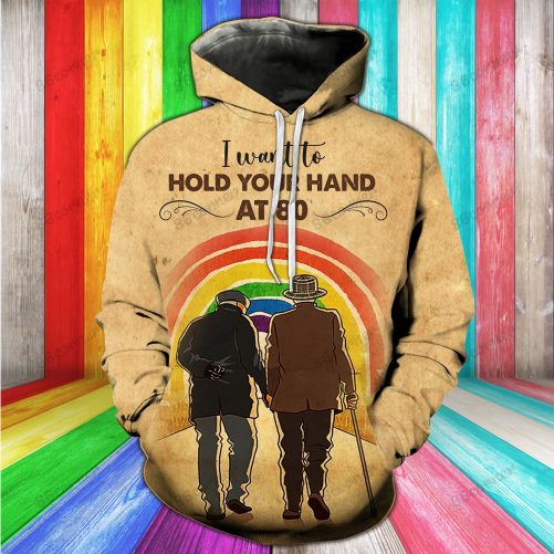 LGBT Old Gay Couple I Want To Hold Your Hands At 80 We Made It 1