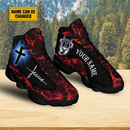 Personalized Jesus Basketball Shoes Smoke 2