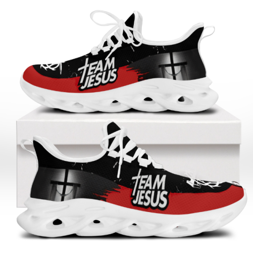 Team Jesus Running Sneakers Christian Max Soul Shoes