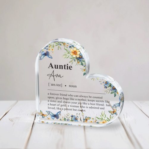 Auntie Dictionary Definition Acrylic Plaque 1