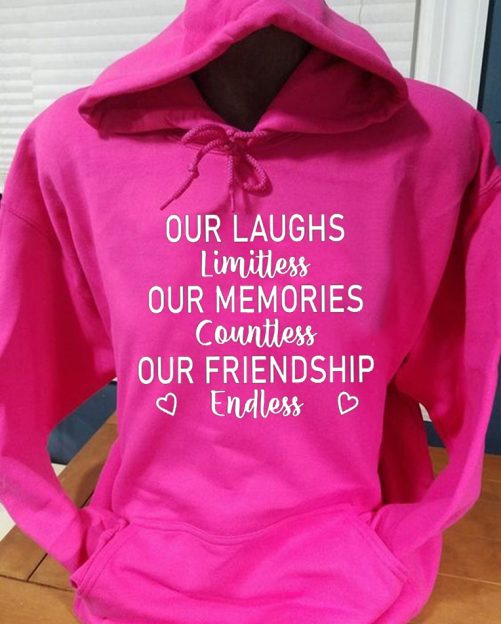 Best Friend Hoodie Our Laughs Limitless Our Memories Countless   Gift For Best Friend 2